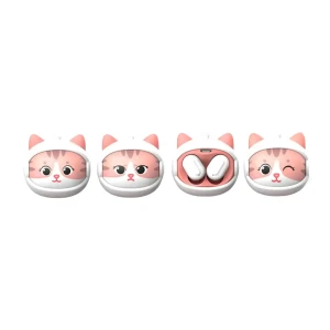 هدفون داخل گوش بی سیم گرین لاین مدل Kitty Beats GNKTYTWSWH